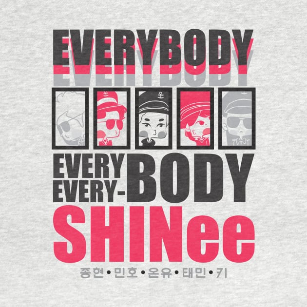 SHINee Chibi Everybody by kwaii